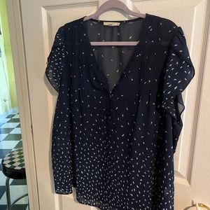 Stitchfix Plus Sheer Blouse